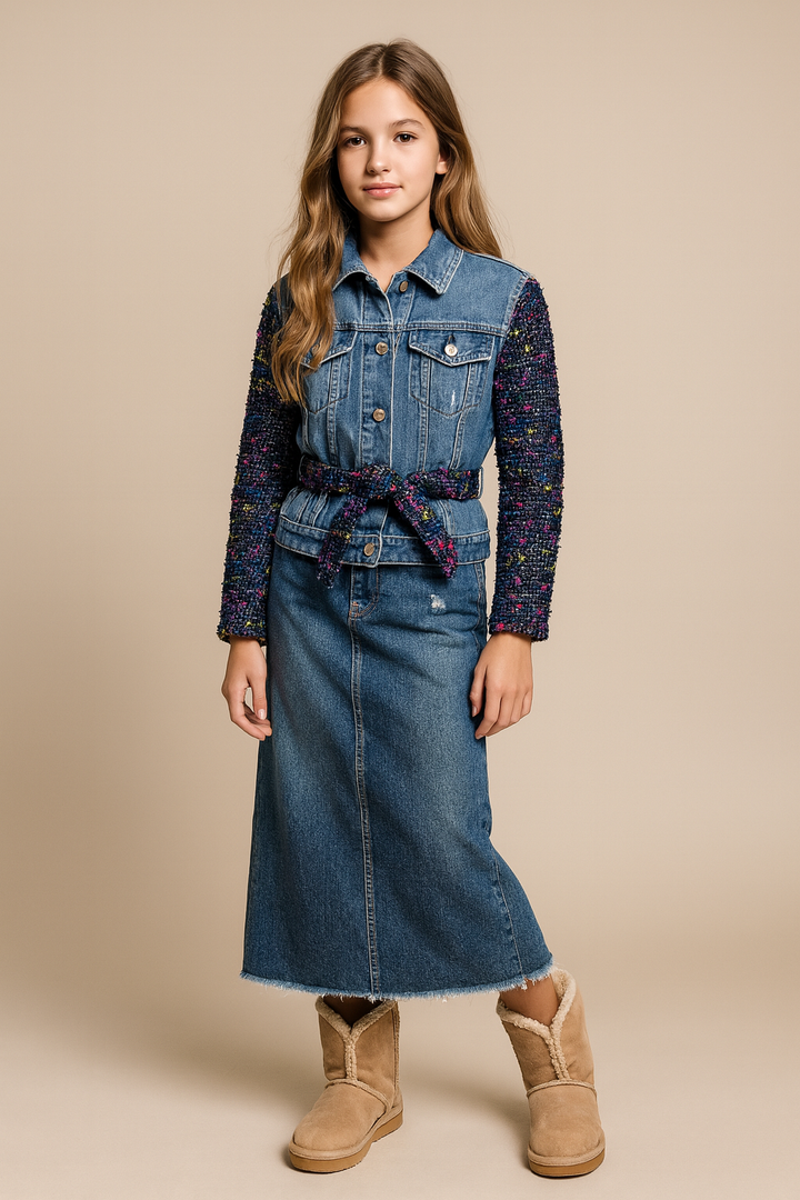 Giacca in denim Twinset